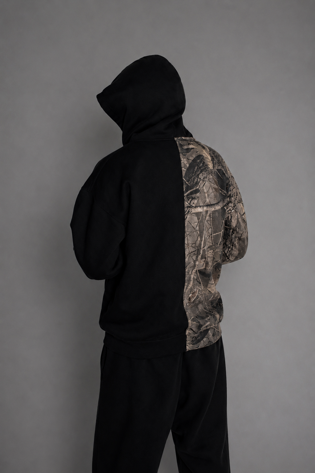AMBROZZ Half Black Half Camo