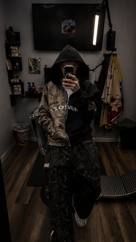 AMBROZZ Half Black Half Camo